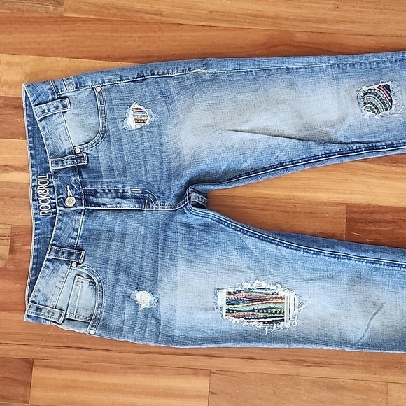 ROCK&ROLL COWGIRL Denim, Boyfriend Skinny, W 27 L 32, SUPER CUTE 😍 - Picture 2 of 8